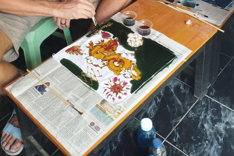 Aula de Batik com processo completoMaster Class Batik com Processo Completo