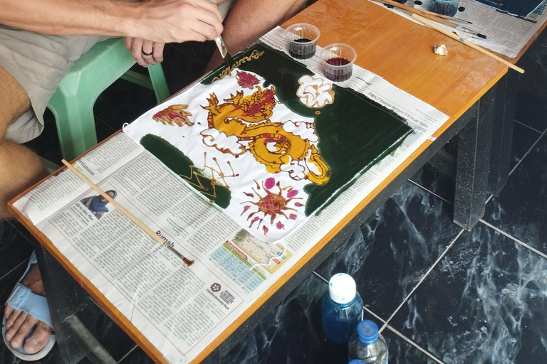 Aula de Batik com processo completoMaster Class Batik com Processo Completo