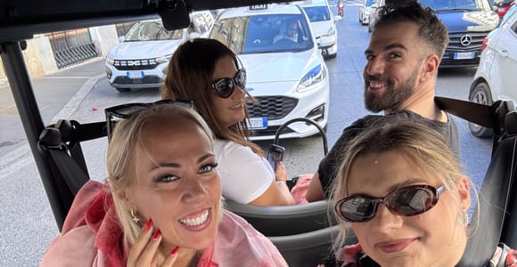 Rome: Family-Friendly Golf Cart Tour with Gelato