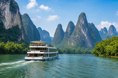 Guilin: Li River Cruise to Yangshuo | 3-5 Star Options From Yangshuo to Yangdi: Li River 3-Star Cruise