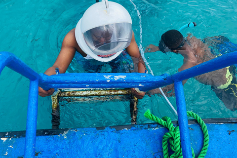 Zanzibar : expérience de marche sous-marine à la plage de Nungwi avec guideZanzibar : Promenade guidée sur la plage de Nungwi