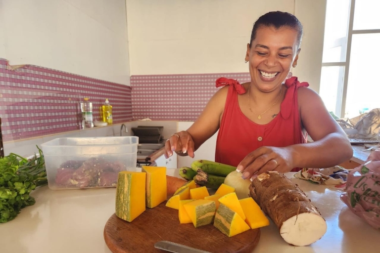 Mindelo: sekrety gotowania kreolskiegoMindelo: doświadczenie gotowania kreolskiego, wizyta na rynku