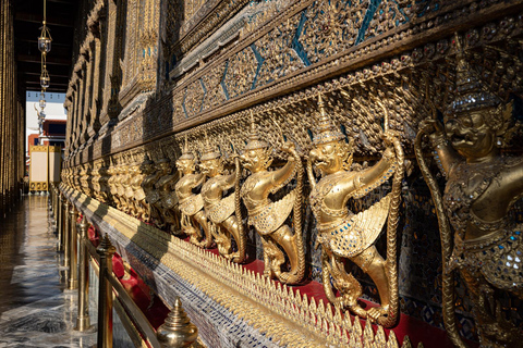 Bangkok: Grand Palace, Wat Pho, Wat Arun Sacred & Local Tour Tha Maharaj