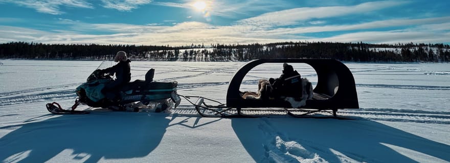 IVALO : Balade en motoneige dans la nature sauvage