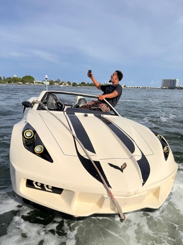 JetCars Miami Beach & Free Boat Ride + $250 Due At Check in