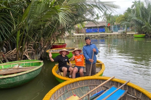 Tour en bateau à vélo dans la campagne de Hoi An - Village de Tra Que et bateau-panier