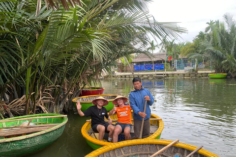 Passeio de bicicleta pela zona rural de Hoi An - Tra Que Village e barco de cesta