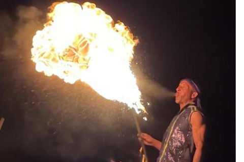 Magisch diner met show en kamelenrit in de woestijn van AgafayVan Marrakech