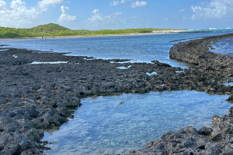 Saint-François tour: Donut BBQ Boat swim, Pointe des Châteaux Saint-François Tour: Donut BBQ Boat Swim, Pointe des Châteaux