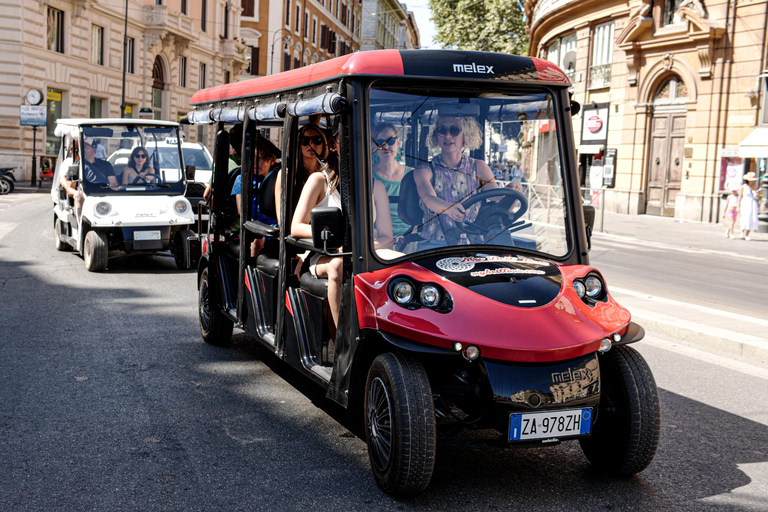 Rome: 3-Hour Private Golf Cart Tour - The Major Highlights Rome: Private Customizable 3-Hour Golf Cart City Tour