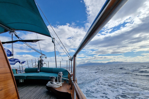 Agistri, Moni, and Aegina Sailing Yacht Cruise