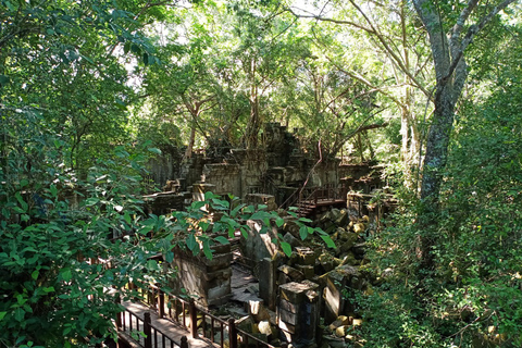 Viagem privada de um dia para Banteay Srei, Beng Mealea e Rolous