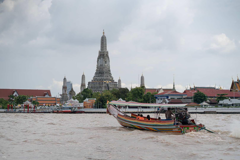 Bangkok Private Long-Tail Boat Charter Capacity: 1–10 People Bangkok 1-Hour Private Long-Tail Boat + One-Way Pickup