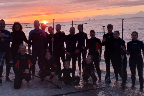 Prerow: Standup paddle sunset tour with picnic