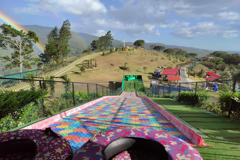 Boquete: Mountain Park with 40m Donut Slide & Volcano Views