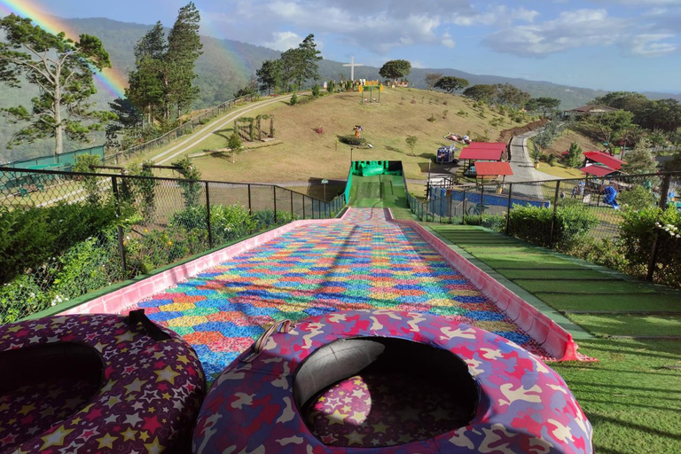 Boquete: Mountain Park with 40m Donut Slide & Volcano Views