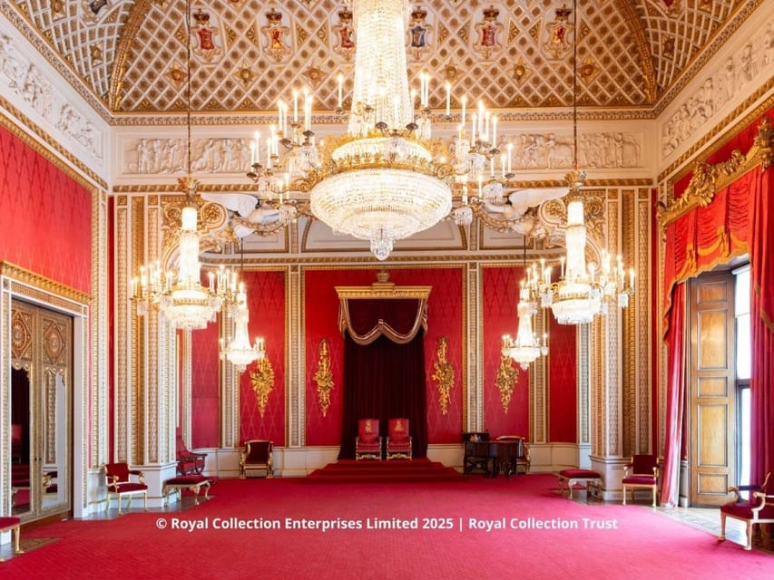 ロンドン：バッキンガム宮殿入場チケット＆ロイヤルウォーキングツアー