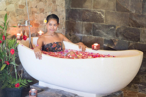 Ubud: Luxury Spa Relaxing Package with Amidst Rice Field 3 Hour Honeymoon Package Meet at Meeting Point