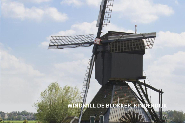 Rotterdam och Kinderdijk Daglig promenad- och båttur