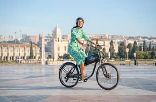 Lissabon-Fahrradverleih Erkunde die Stadt in deinem eigenen Tempo