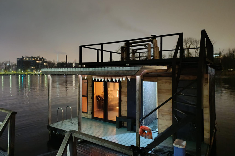 Riga: Kayaking Tour and Relaxing Floating Sauna Experience