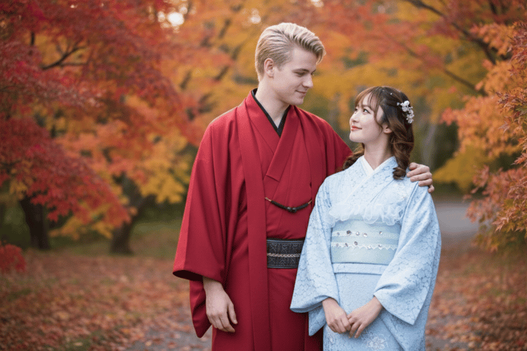 Nagoya: Kimono Experience with Styling and Hair Arrangement Men's Yukata - High Grade