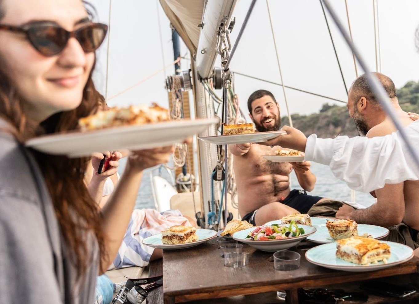 Nafplio Sun Sail Cruises | halvprivat halvdag | med måltid