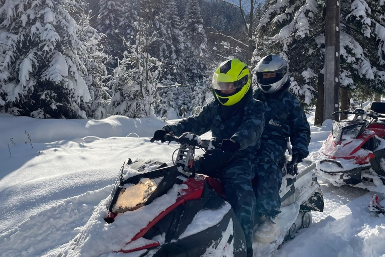SnowMobiles Tour in Carpathian Mountains