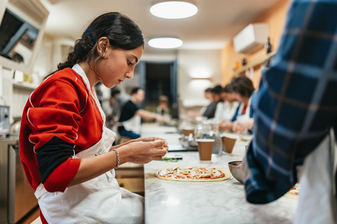 Florencia: Clase de preparación de pizza y helado