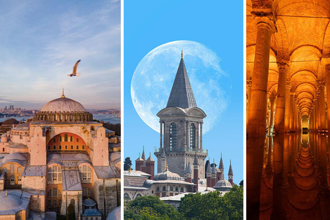 Istanbul: Hagia Sophia, Topkapi & Basilica Cistern Tickets Hagia Sophia, Basilica Cistern + Topkapi Palace incl. Harem