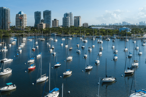 Miami: South Beach: Tour particular de 30 minutos em um helicóptero de luxo