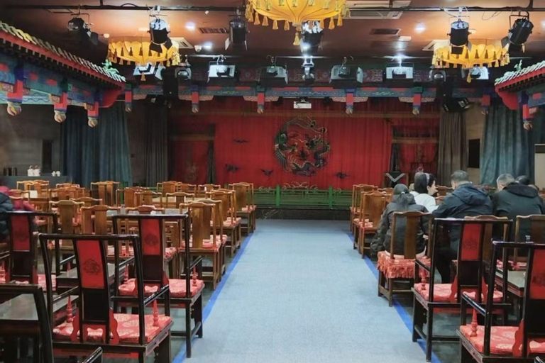 Beijing Teahouse: Live Show with Traditional Arts & Tea 3th-5th Row Seat ( including tea & 3 classic Chinese snacks)