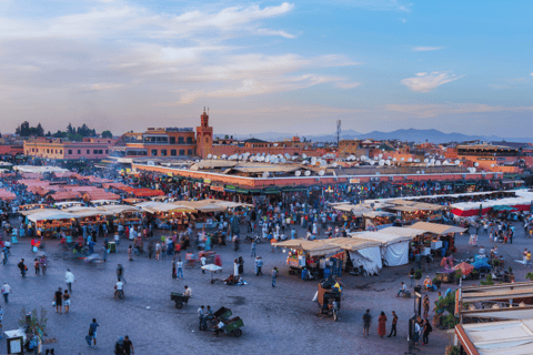 Marrakech Medina Night Tour with Rooftop Dinner