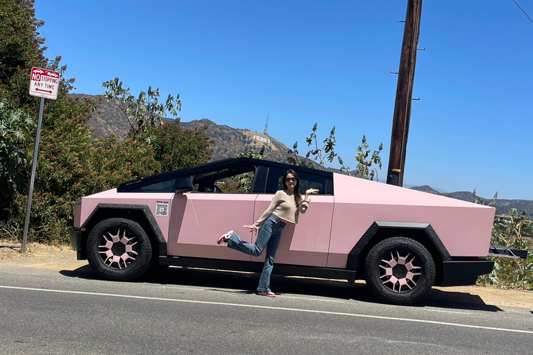 30 min Hollywood Sign Tesla Cyber Truck Tour Drive the new Tesla Cybertruck + 3 passengers