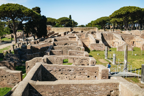 De Roma: Viagem de 1 dia de trem com guia para Ostia Antica