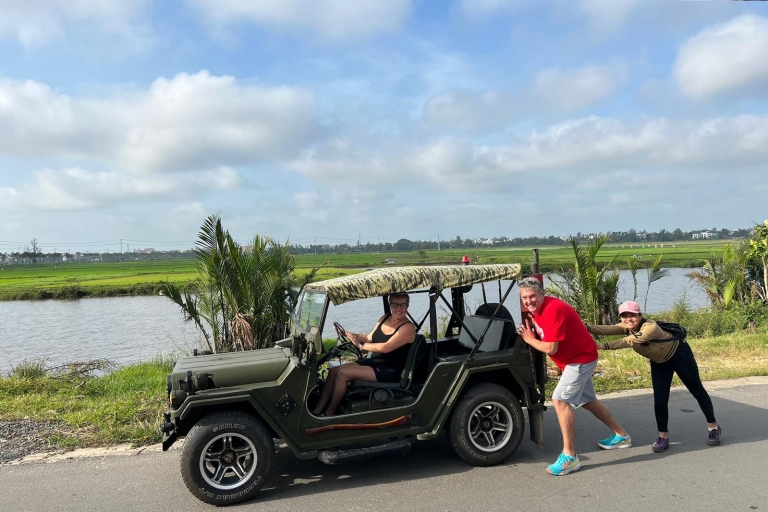 Hoi An : Visite guidée des villages de campagne en Jeep militaire classiqueVisite privée sans repas