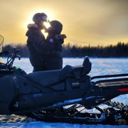 Fairbanks, Alaska: Geführte Schneemobiltour