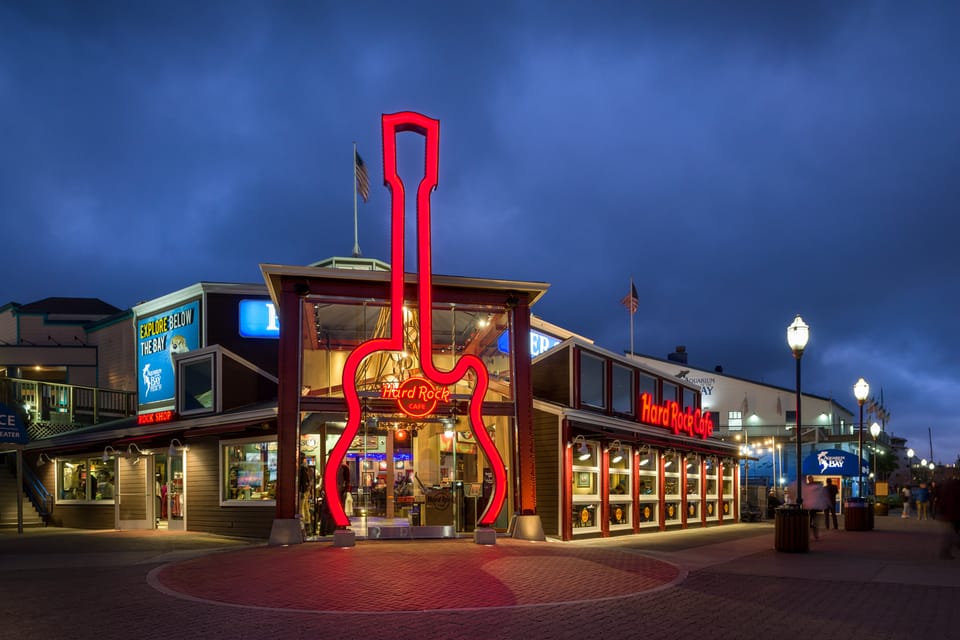 ピア39のハードロックカフェサンフランシスコでの食事 | GetYourGuide