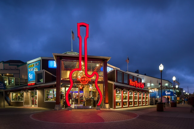 Meal at Hard Rock Cafe San Francisco at Pier 39