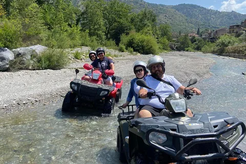 2.30 uur Rondleiding op een quad in Gole dell'Alcantara