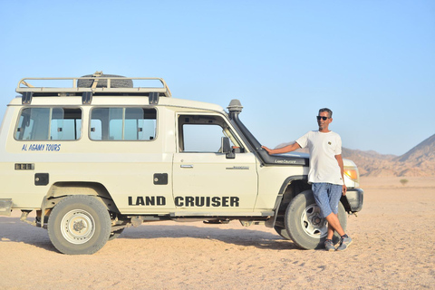 Hurghada: 4x4 Desert Safari, Camel Ride, Dinner & Stargazing Shared Tour in English
