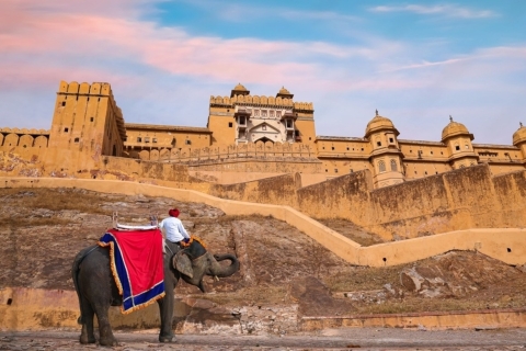 2 Nächte Jaipur mit Amber Fort- Stadtpalast- Windpalast
