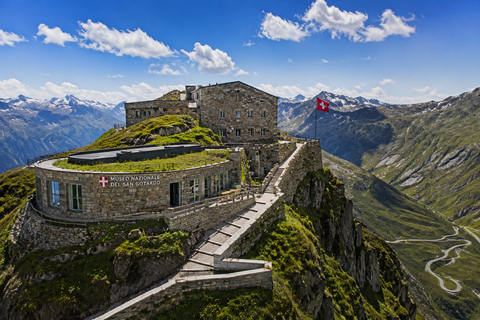 From Milan: Private Swiss Alps Day Trip Sasso San Gottardo