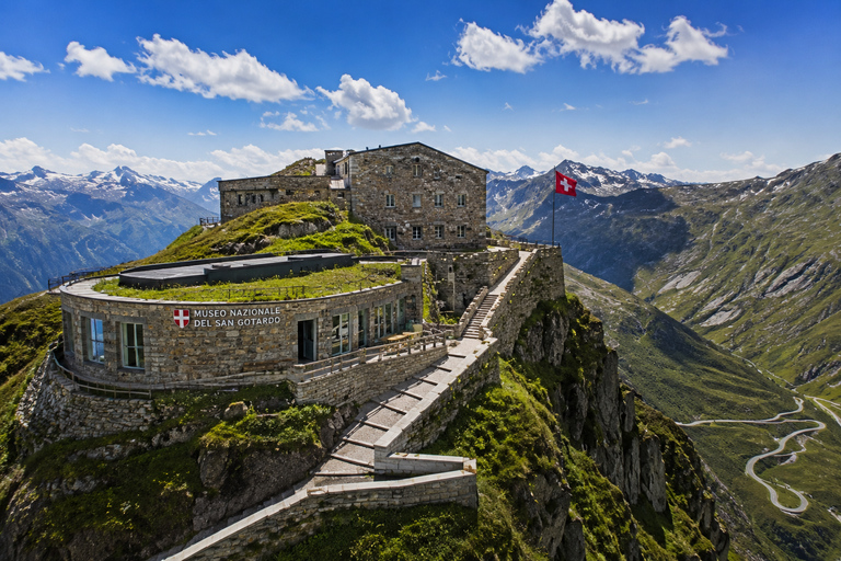 From Milan: Private Swiss Alps Day Trip Sasso San Gottardo