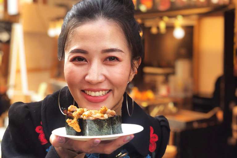 Tokyo : Tsukiji Fish Market Food Walking & Shrine Visit Tour