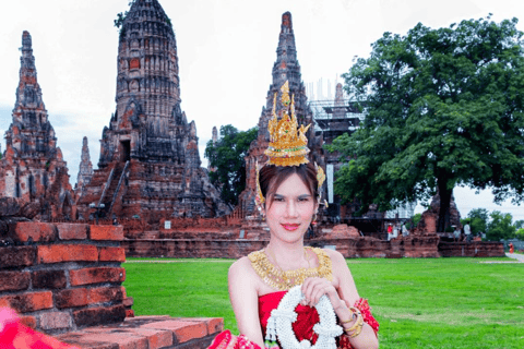 Ayutthaya: Tuk-Tuk Tour Options Boat Trip or Thai Costume Half Day Tuk-Tuk Heritage Tour