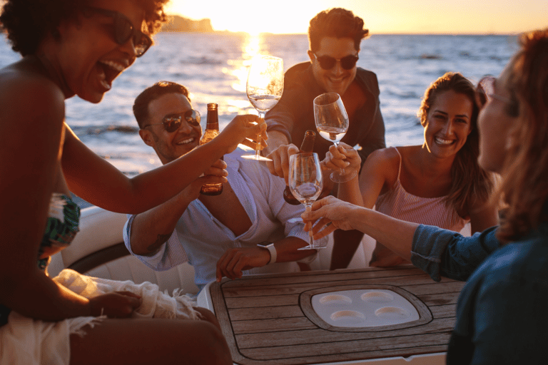 Ibiza: Sunset Boat Tour with Water Sports, Open Bar & Tapas