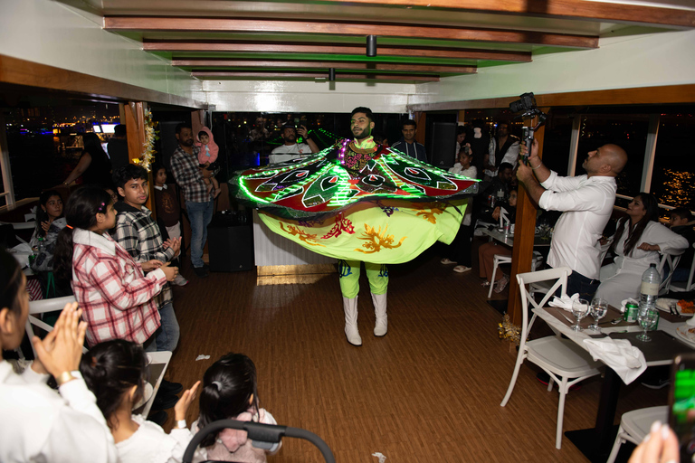 Dubái: crucero con cena de lujo por Creek&amp; Marina con espectáculos en directoCrucero de lujo con cena y espectáculos en directo (sin alcohol)