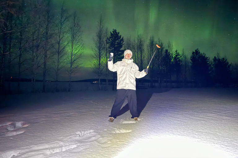 Rovaniemi: Aurora hunting and a fireside BBQ experience