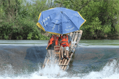 Dingding Yangshuo country road biking tour &amp;bamboom rafting